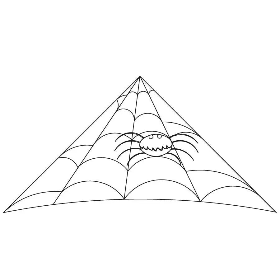 Web with Spider Triangle - Linda's Electric Quilters