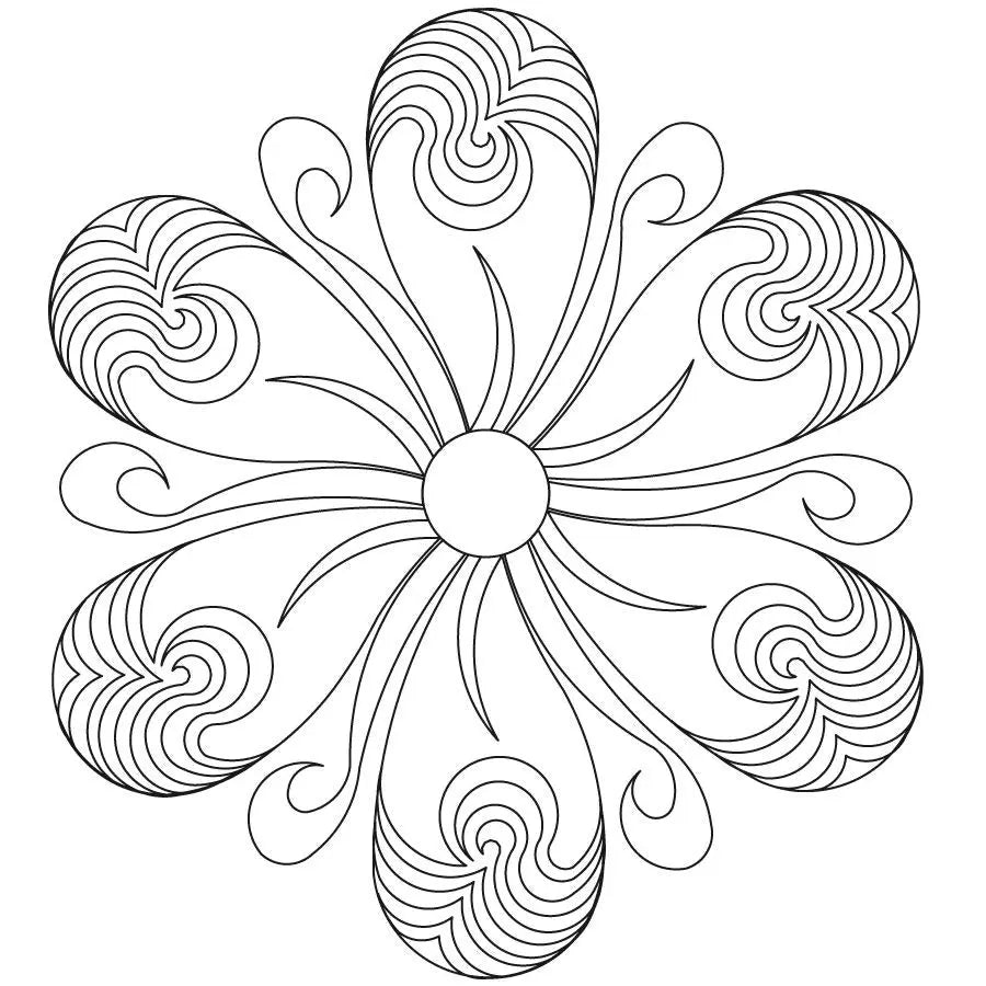 Special Fleather 6 Petal Block - Linda's Electric Quilters