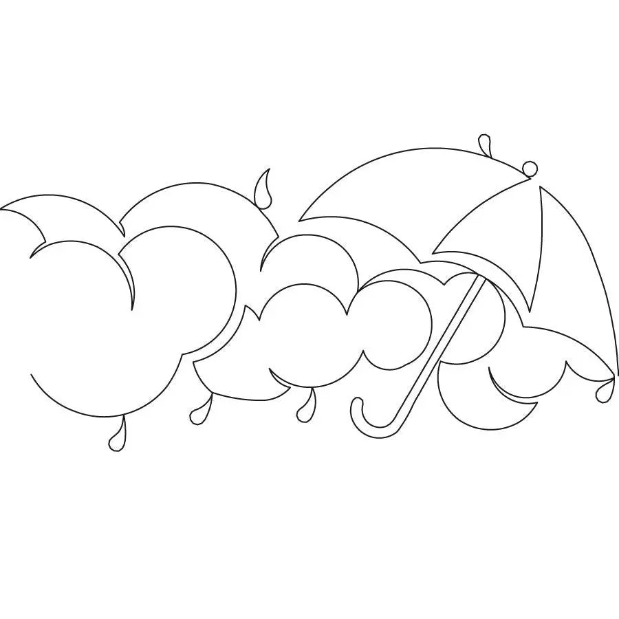 April Showers Border - Linda's Electric Quilters