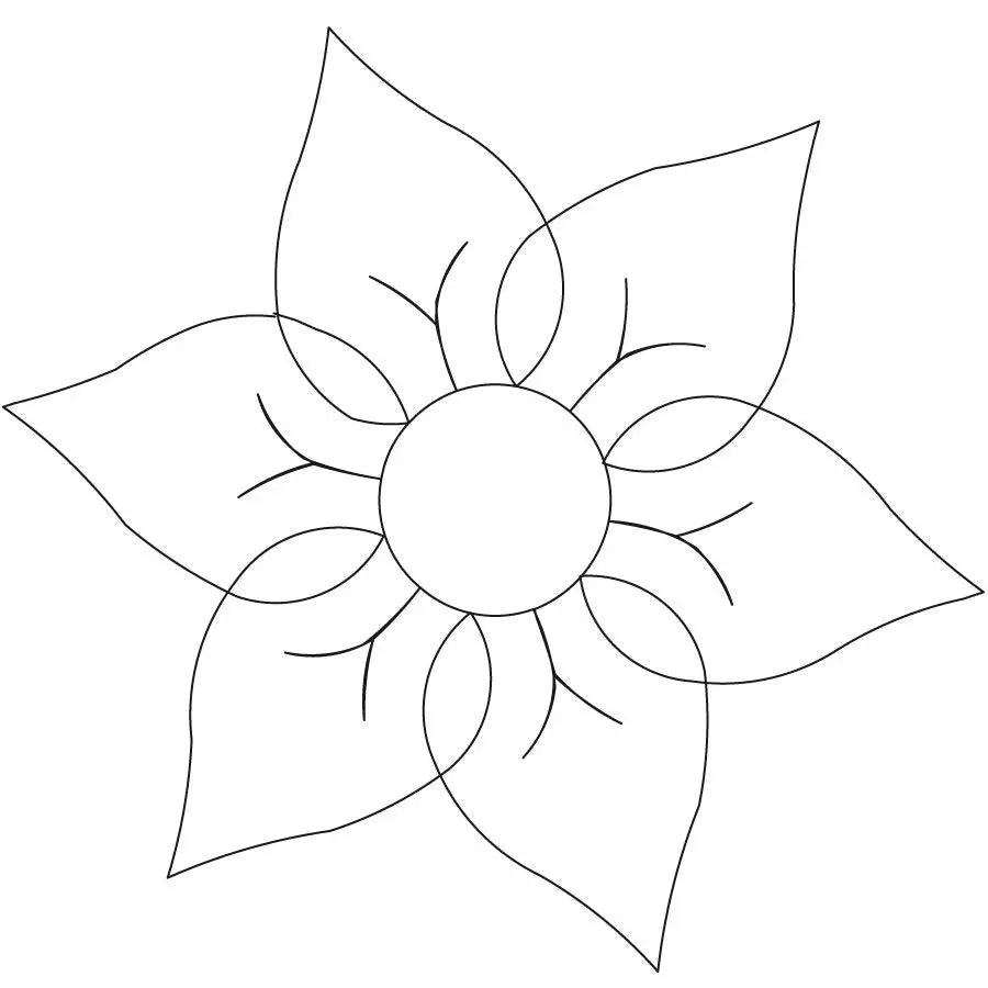 Spring Gathering Flower Block - Linda's Electric Quilters