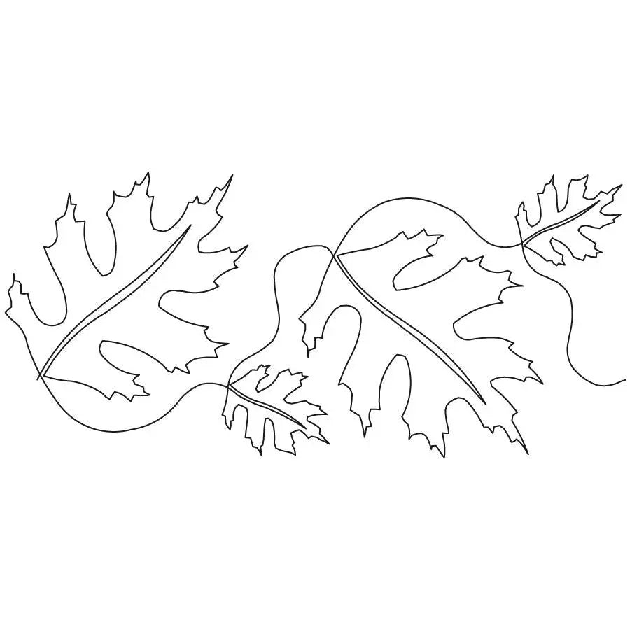 Autumn Leaves Border - Linda's Electric Quilters