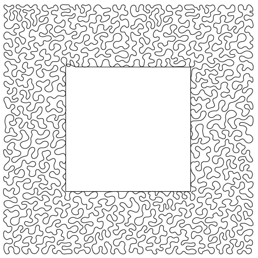 Square Stipple Block - Linda's Electric Quilters