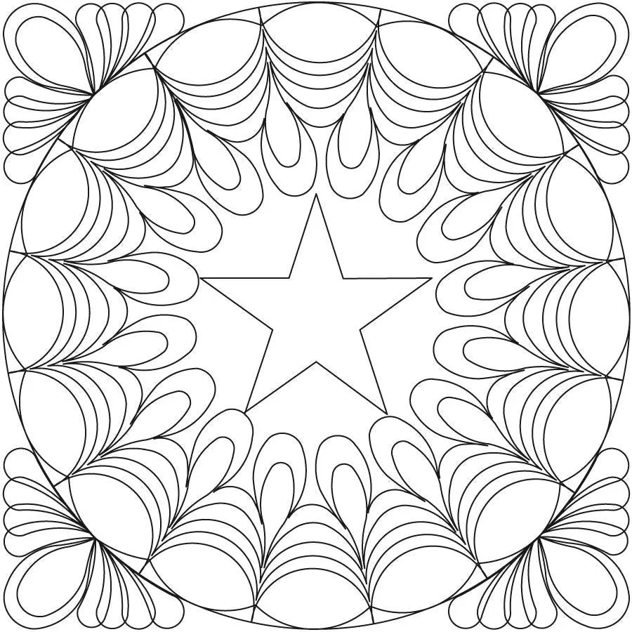 Star Block - Linda's Electric Quilters
