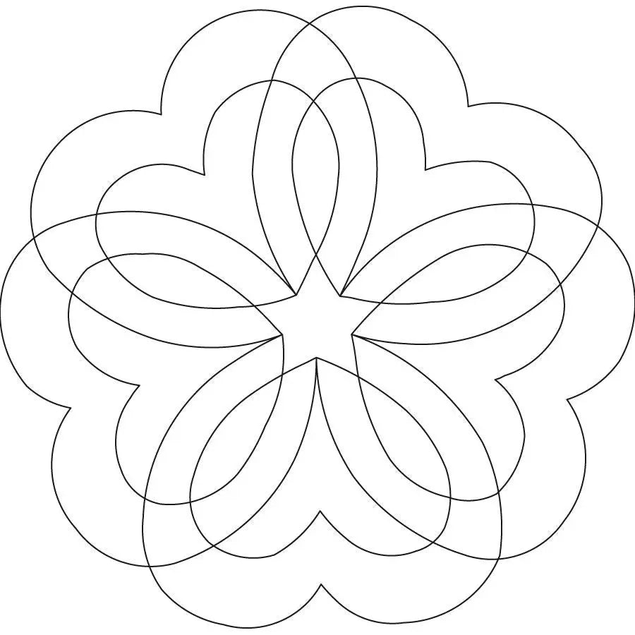 Star of Hearts Block - Linda's Electric Quilters