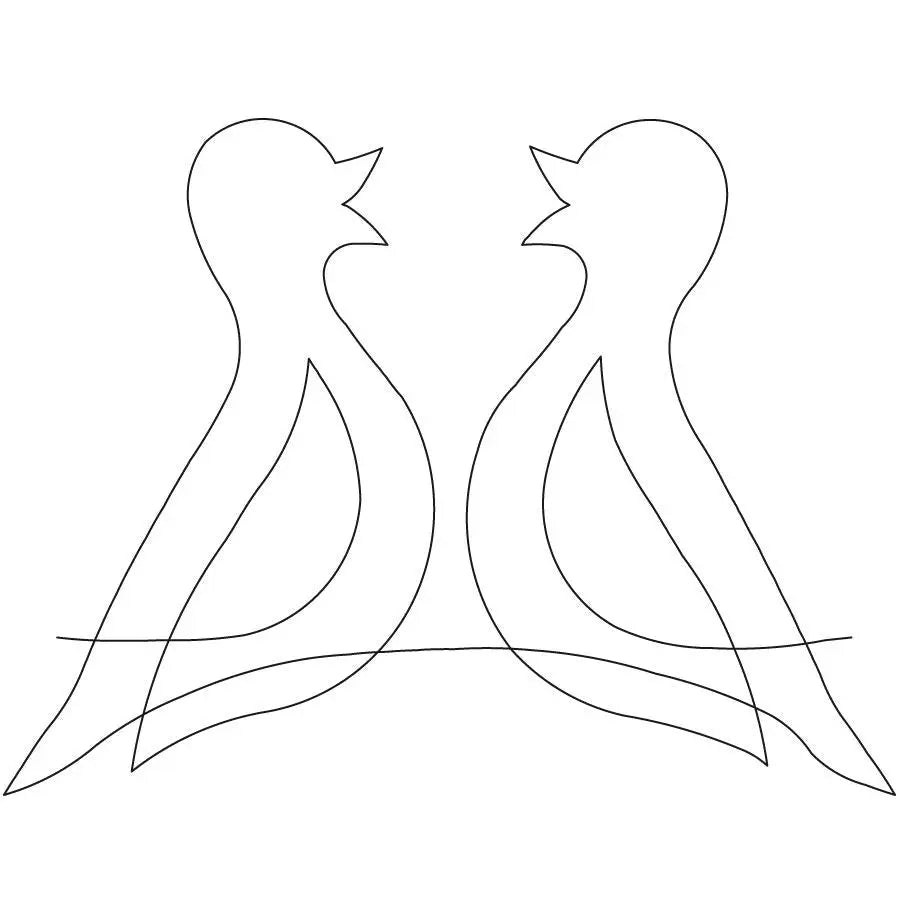 Birds on a Line Border - Linda's Electric Quilters