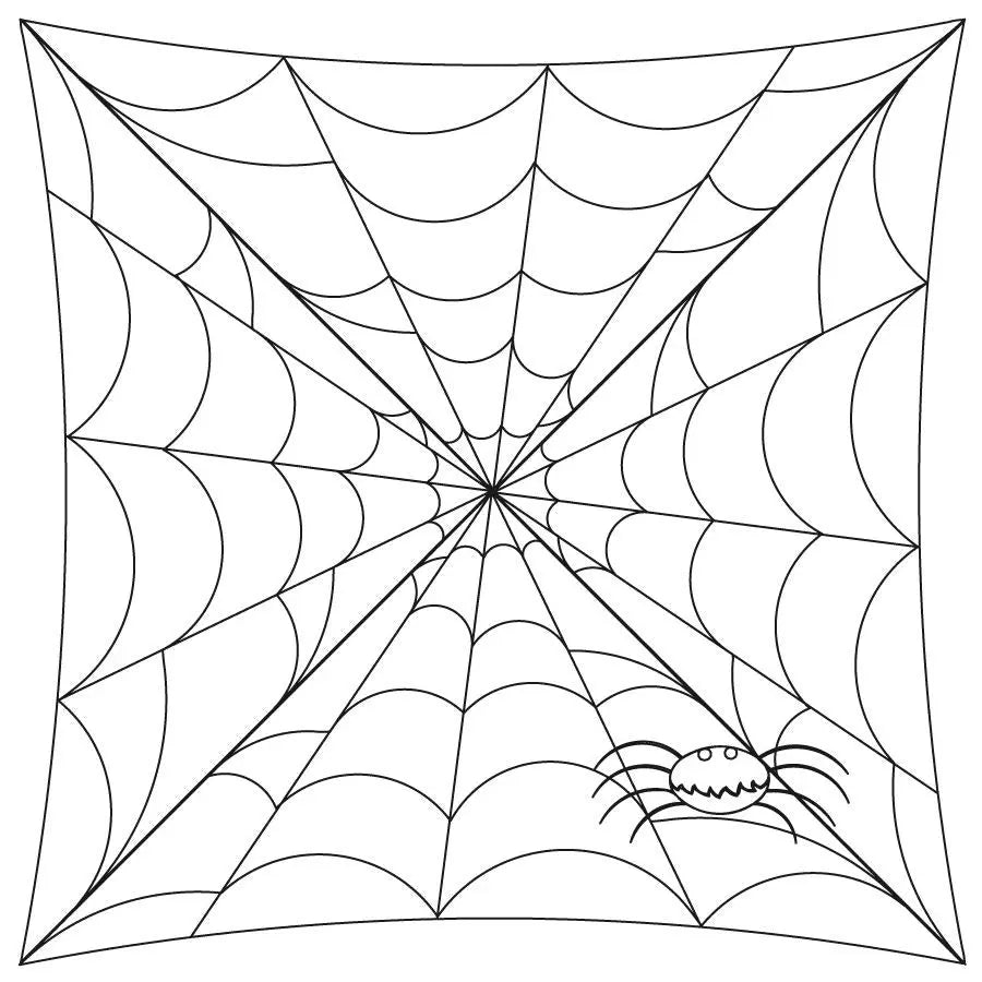 Web with Spider Block - Linda's Electric Quilters