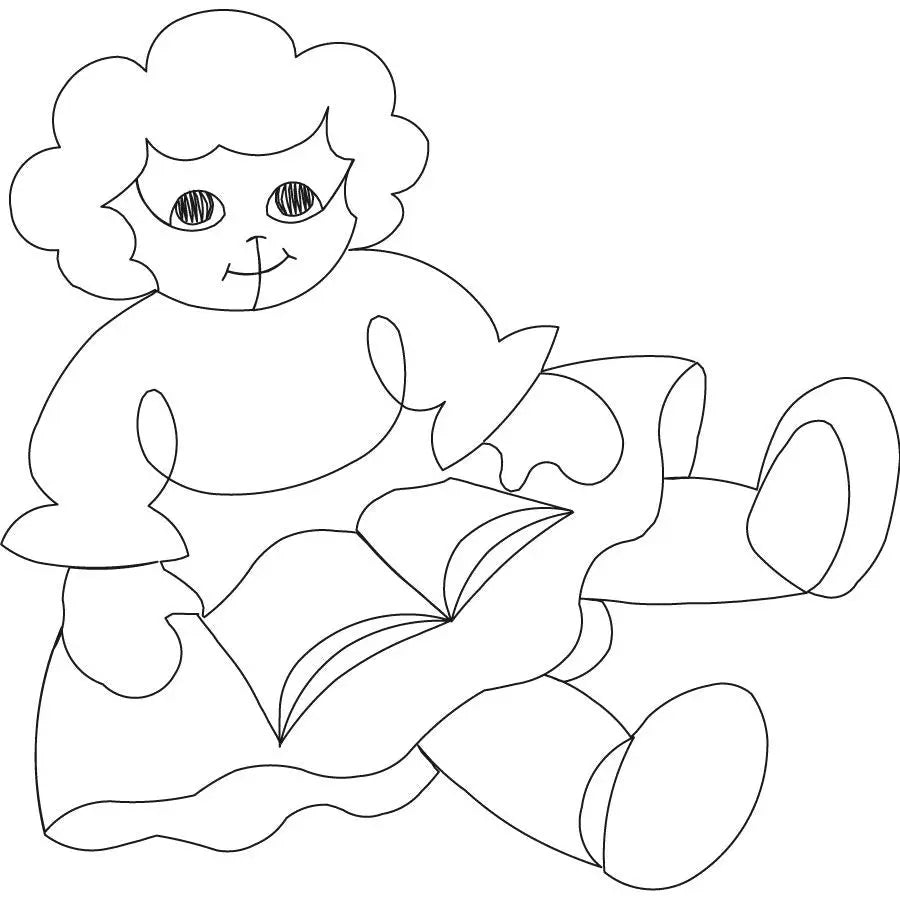 Storybook Doll Block - Linda's Electric Quilters