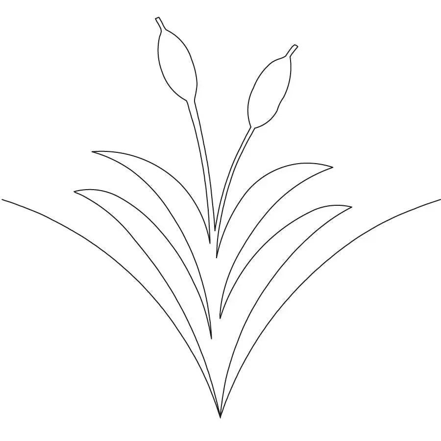 Bull Rushes 2 Border - Linda's Electric Quilters