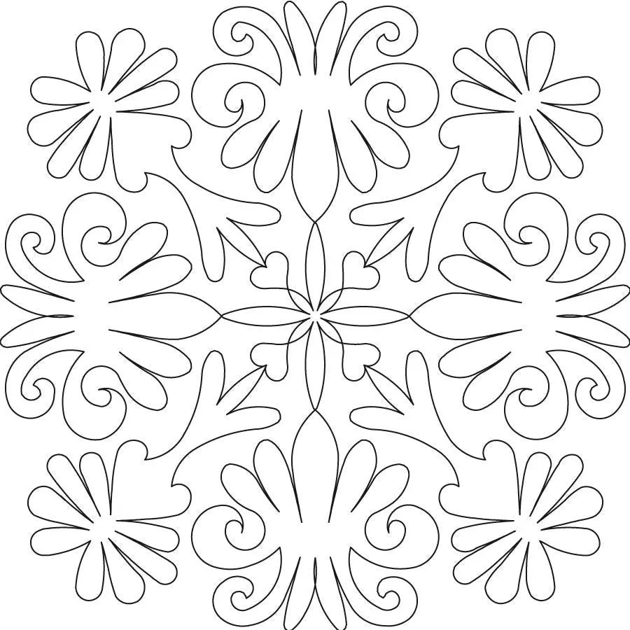 Sultana 4 Block - Linda's Electric Quilters