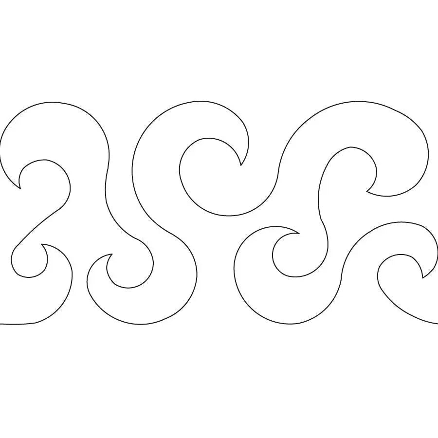 Butterfly Swirl Border - Linda's Electric Quilters