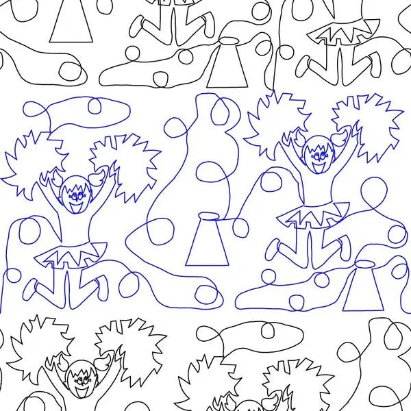 Cheerleader E2E - Linda's Electric Quilters