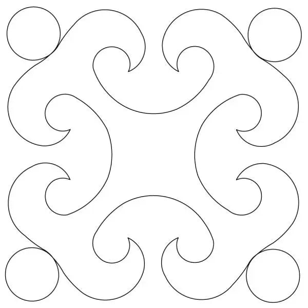 Palace Simple Block - Linda's Electric Quilters