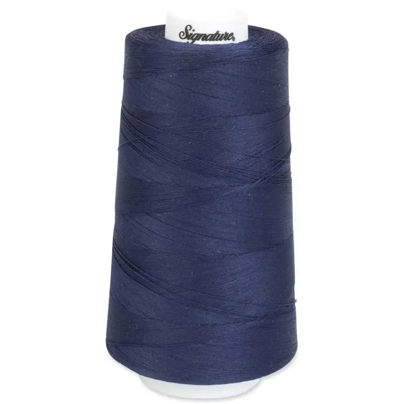 386 Navy Signature Cotton Thread - Linda's Electric Quilters