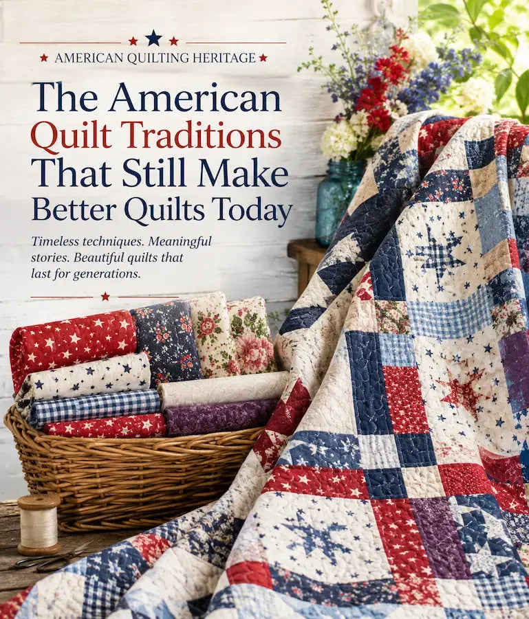 The American Quilt Traditions That Still Make Better Quilts Today – Morning with Corey graphic: what America's best quilters got right