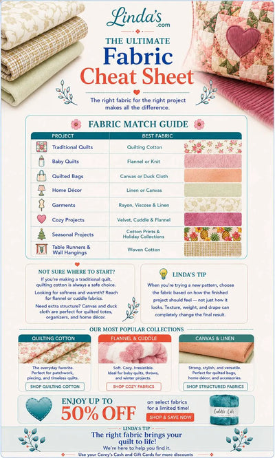 The Ultimate Fabric Cheat Sheet