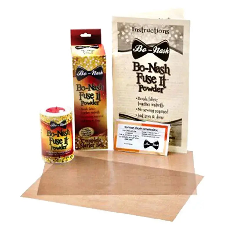 How to Use the Bo-Nash Fuse It Starter Kit: Bonding Powder for Repairs, Appliqué and Hems