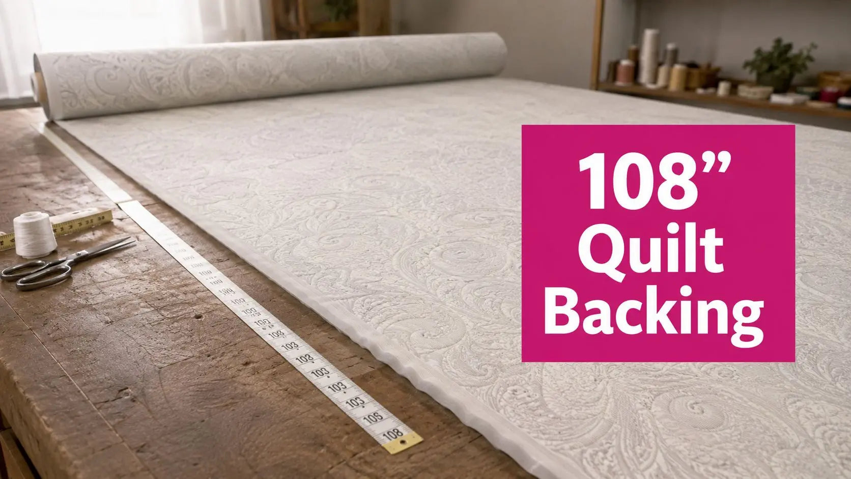 108 Inch Wide Fabric for Quilt Backing Guide