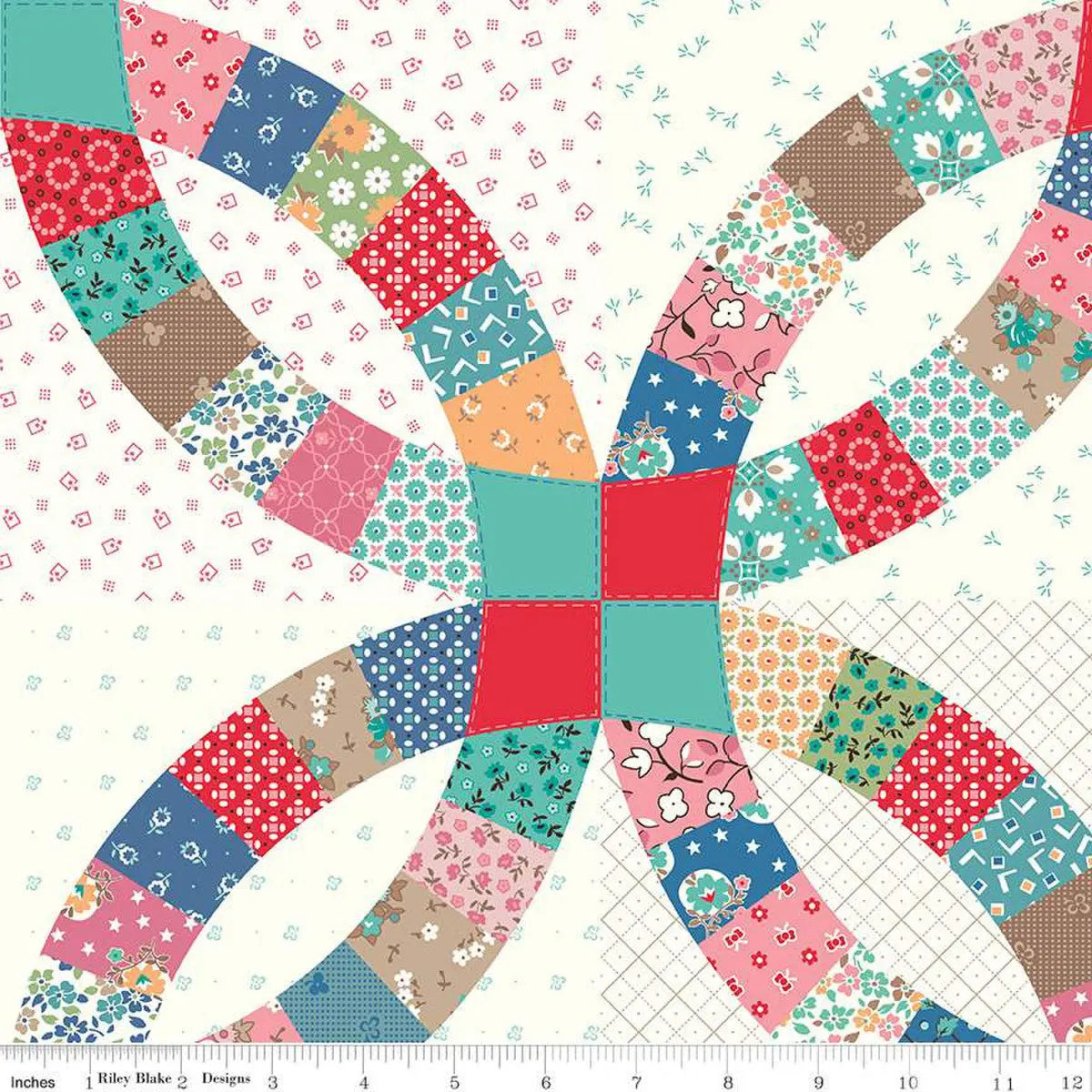 How to Back a Quilt Without Piecing Seams: Using a 108-Inch Wideback Wedding Print