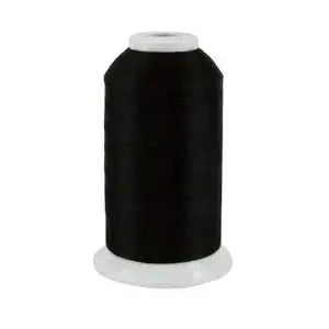 411 Black So Fine Polyester Thread 50wt fine matte black refined dark quilt custom quilting