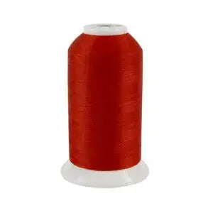 Superior Threads So Fine 498 Indian Paintbrush Orange Red Polyester Thread 3280 yards longarm Western wildflower