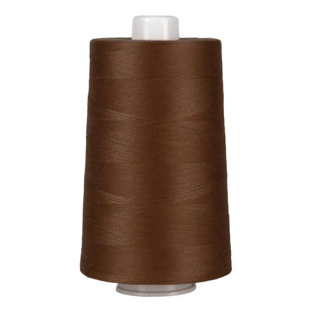 Superior Threads Omni 3033 Root Beer polyester thread deep rich brown dark traditional masculine quilts