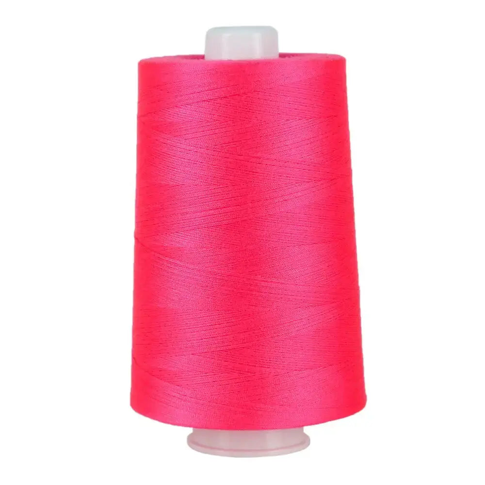 Superior Threads Omni 3160 Neon Pink polyester thread maximum pink bold playful hot pink quilts