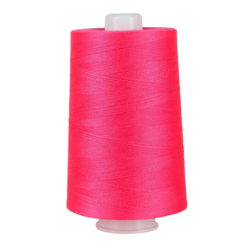 Superior Threads Omni 3160 Neon Pink polyester thread maximum pink bold playful hot pink quilts