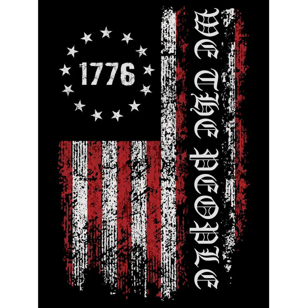 A Patriotic Panel Apron in 1776 We the People Flag Fabric Panel 1
