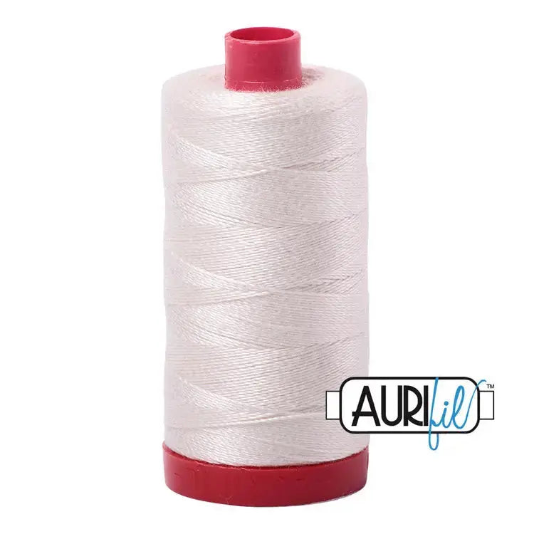 Aurifil 2312 Tan 12wt Cotton Thread 350 yards heritage statement quilting