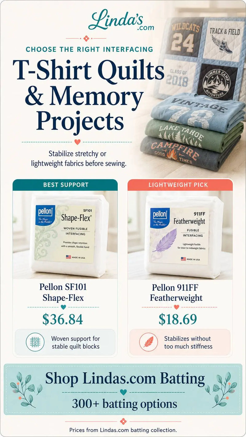 Choose the Right Batting: T-Shirt & Memory Quilts – Morning with Corey
