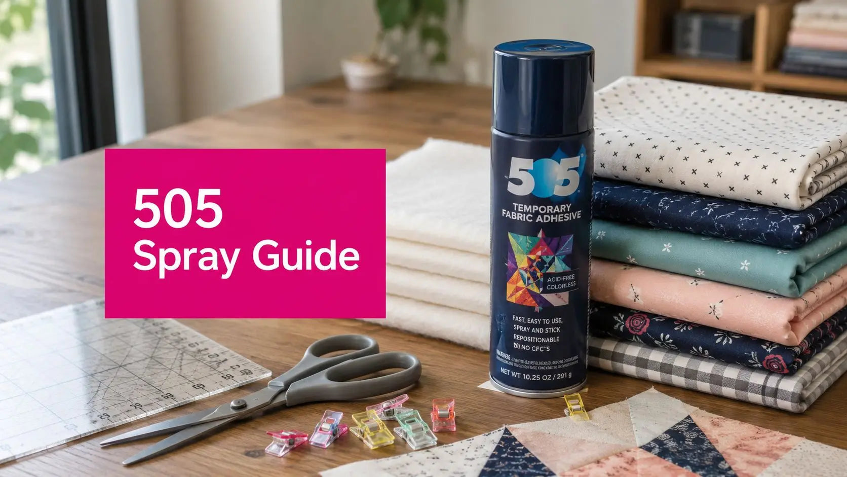 A Complete Guide to 505 Adhesive Spray for Quilters