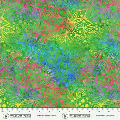 A Reversible Duvet Cover in Full Bloom Emerald Wideback