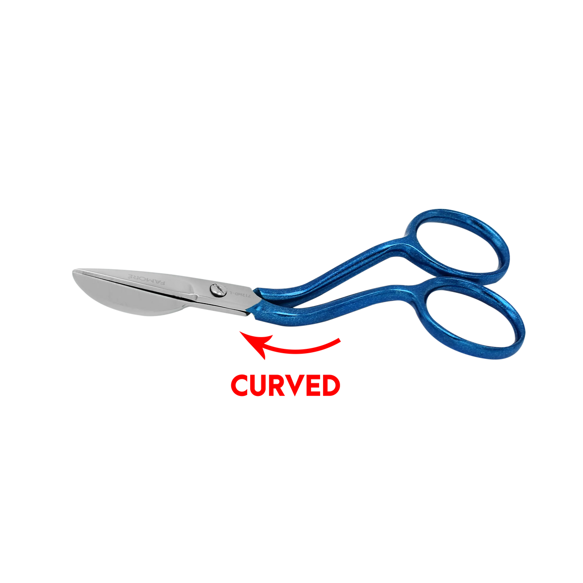712MDL - True Left-Handed Mini Duckbill Applique Scissors (4in)