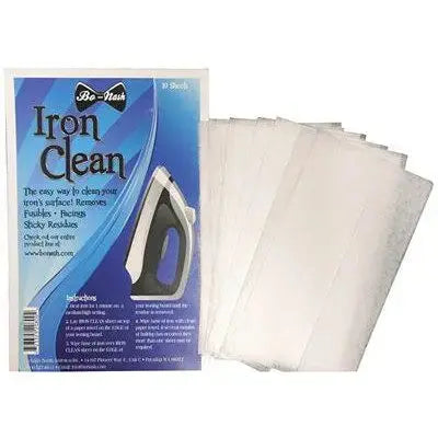 Bo-Nash Iron Clean Sheets iron cleaning sheets soleplate cleaner quilting pressing notions