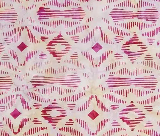 A Pretty Little Drawstring Bag in Banyan Ikat Sketch Pink