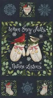 Moda When Snow Falls Quilting Cotton at Linda's: The Winter Collection That Outlasts Christmas