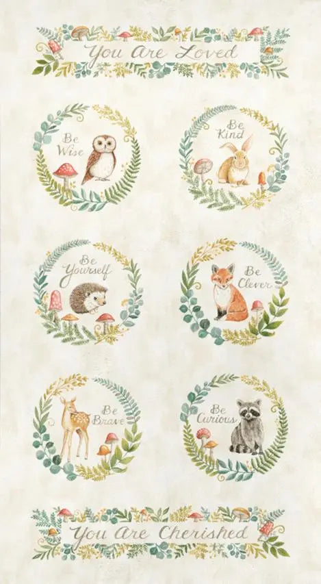 Moda Effies Woods cuddle fabric per yard