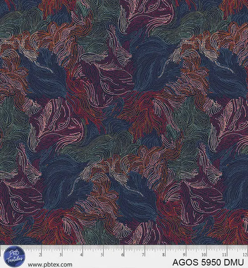 A Cozy Lap Quilt in A Garden Of Stitches Dark Multi Color Florals