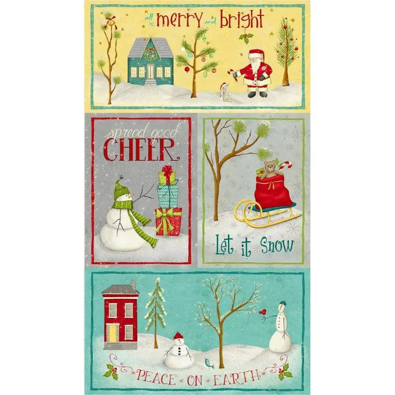 A Festive Panel Wall Hanging in A Very Terri Christmas Panel