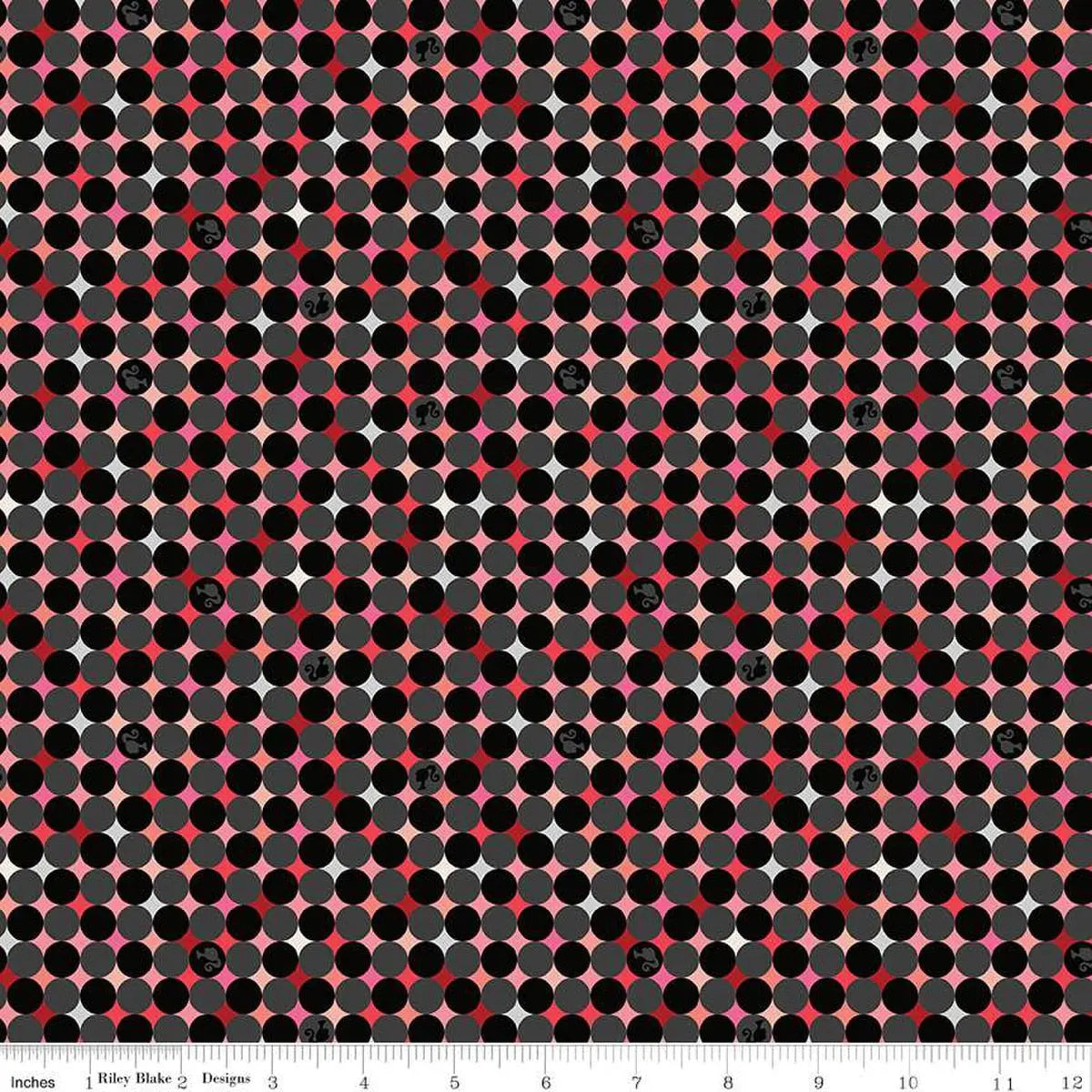 How to Use Black Dotted Fabric in Quilts: A Barbie Vintage Sparkle Dots Guide