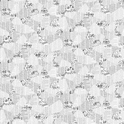 A Bold Bed Runner in Black and White Abstract Wideback