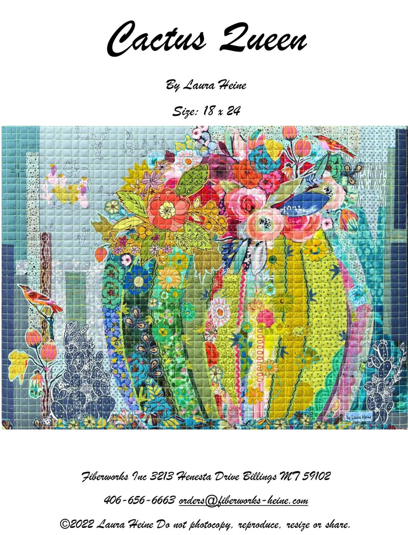 Cactus Queen X-Block and BasiX quilt patterns
