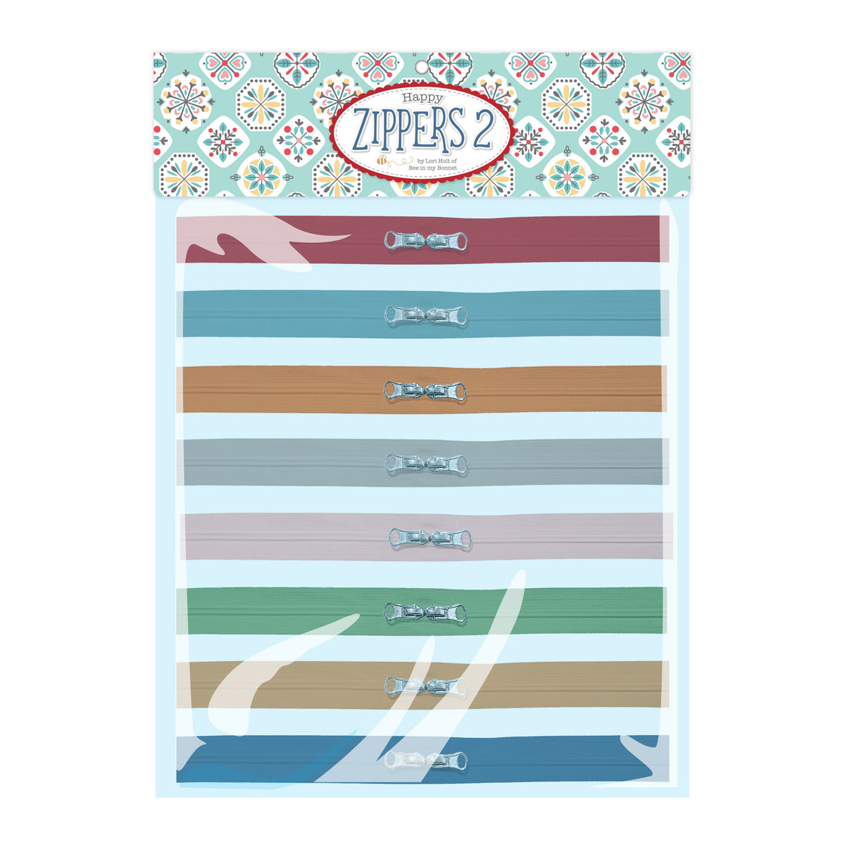 Bag-Making Zippers 101: How to Use Calico Zippers by Lori Holt