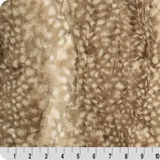 Sewing with Luxe Cuddle Fawn in Cappuccino: Embossed Texture for Cozy