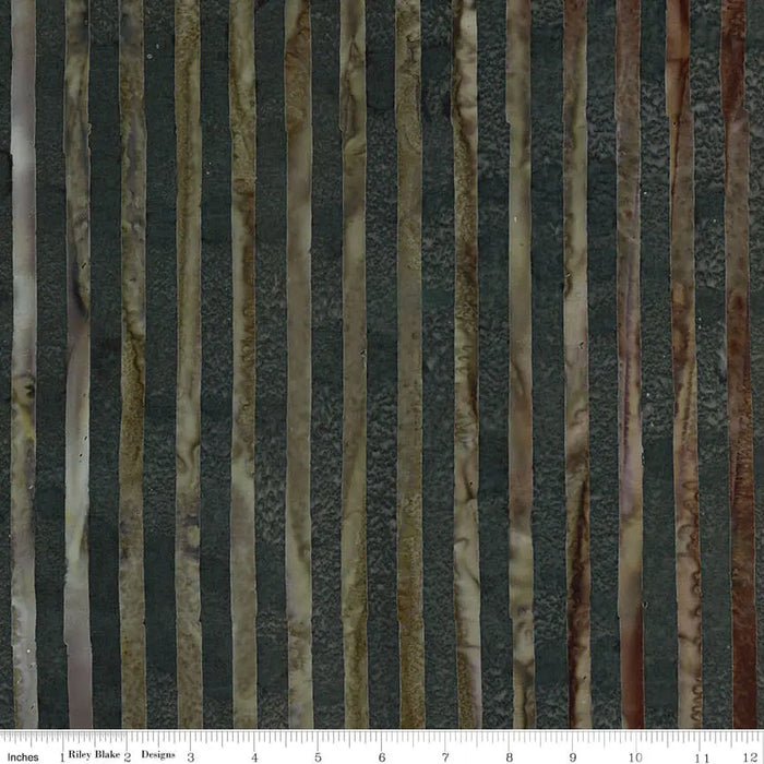 How to Quilt with Deep Green Batiks: Linear Prints in Pine Haven
