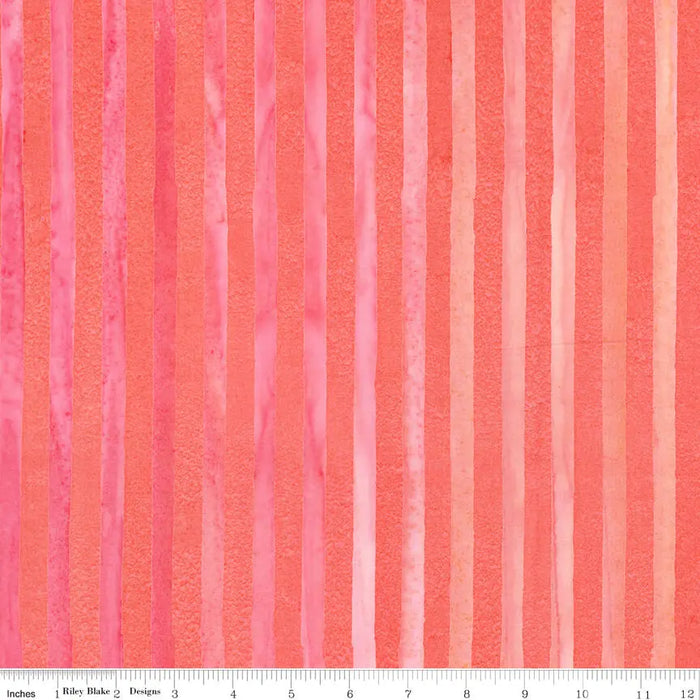 Using a Salmon Linear Batik: Direction, Cutting, and Pairing Get in Li