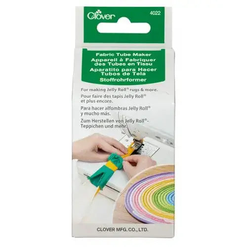 How to Use the Clover Fabric Tube Maker: Make Jelly Roll Rugs, Bowls and Baskets Without Tedious Folding