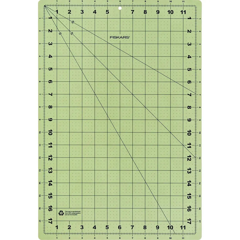 Fiskars eco friendly cutting mat 12 x 18 inch