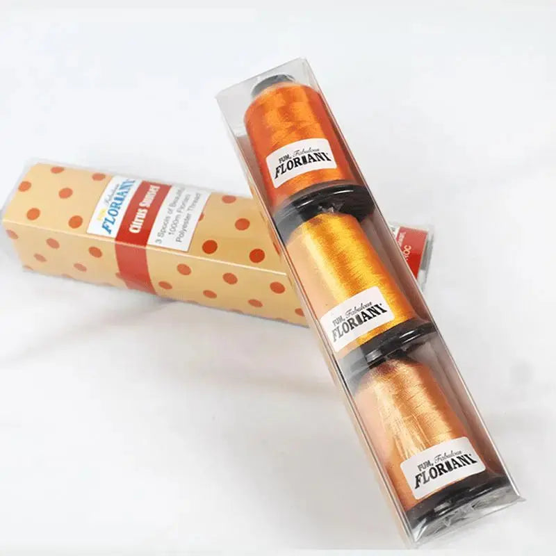 How to Embroider with Floriani Thread in Citrus Sunset Orange: Tips fo
