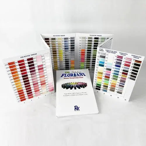 How to Choose Embroidery Thread Colors with a Floriani Thread Chart: T